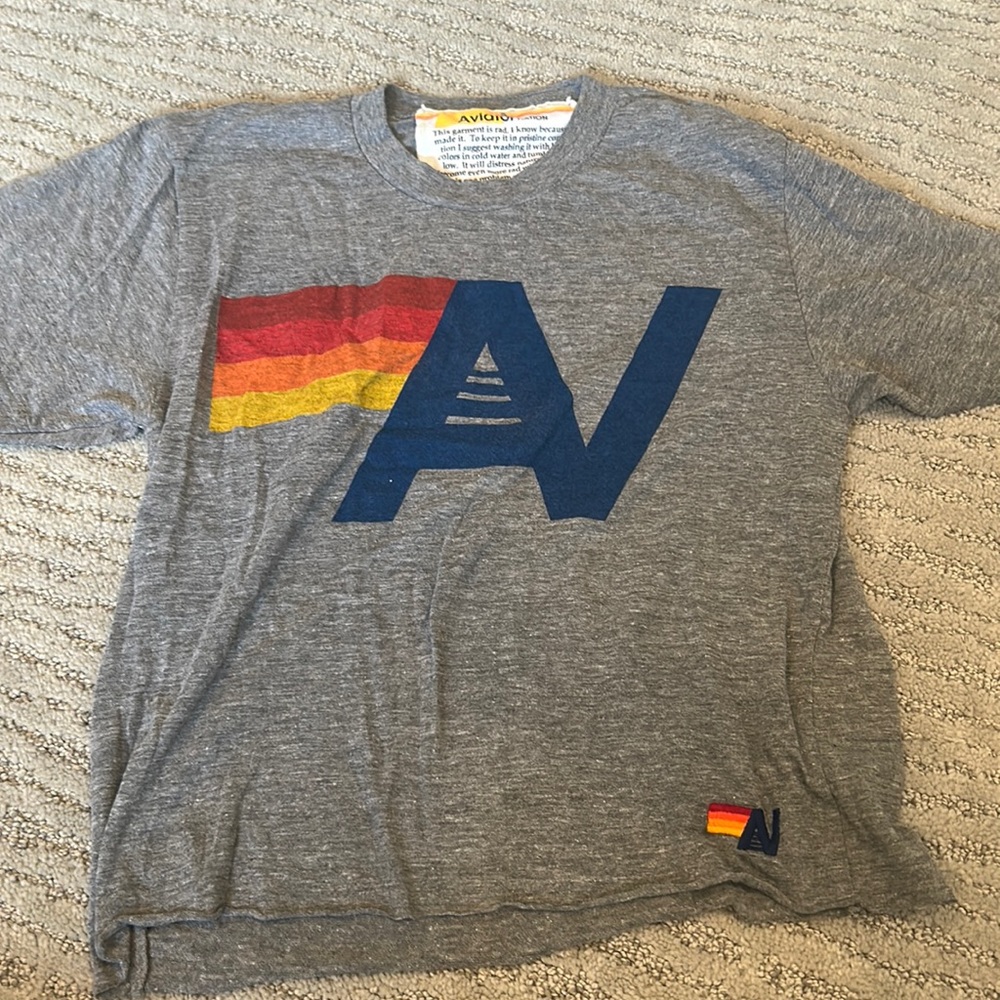 Gray aviator nation tee shirt! Super cute and size small